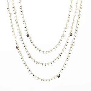 B.b.Lila Show Pony - Gold Pyrite Wrap Necklace